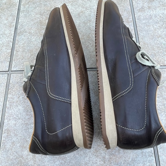 Hermes Quick Brown Leather trainers sneakers 43